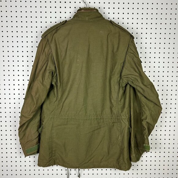 Vtg OG-107 Military Coat Cold Weather Field Size Small Regular Army Green Hunt - Picture 6 of 9